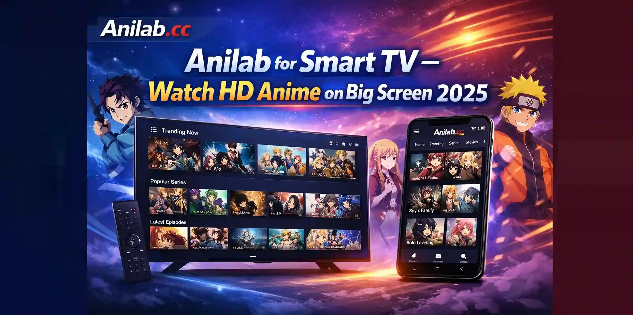 Anilab for Smart TV – Watch HD Anime on Big Screen 2025
